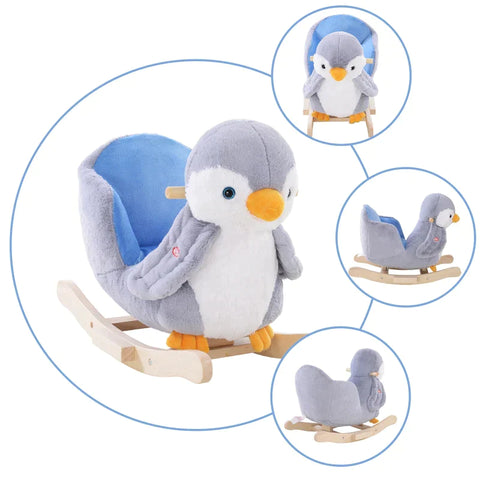 Rootz Kids Schaukelpinguin – Schaukelpinguin – Schaukelpinguin – Schaukelstuhl – 60 x 33 x 50 cm