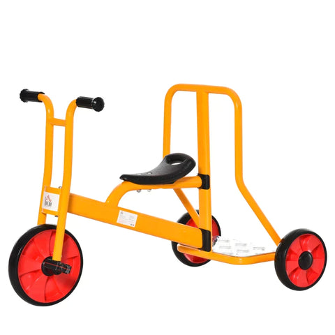 Rootz Children's Tricycle - Children's Tandem Tricycle - Children Balance Bike - Children's Bike - Yellow - 101 x 58 x 63 cm