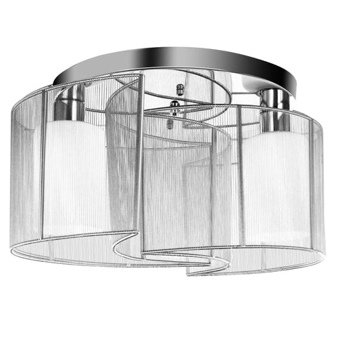 Rootz Ceiling Light - Ceiling Lamp - Metal/gGlass - 35 cm x 35 cm x 25 cm