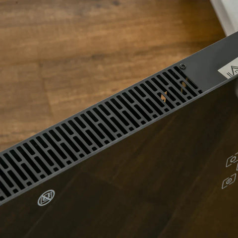 Rootz Electric Heater - Heater With Remote Control - 24-hour Timer - LED Display - Black - 1000/2000W