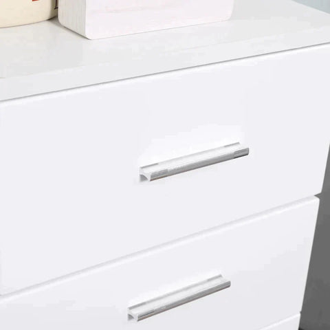 Rootz Badezimmerschrank – Badezimmer-Waschtischunterschrank – 2 Ebenen und 1 Schublade – wasserabweisende Oberfläche – 35 cm x 30 cm x 77,5 cm