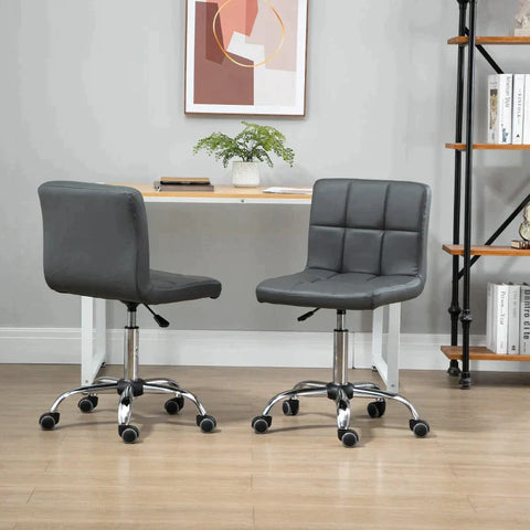 Rootz Work Stools - Office  Stool - With Backrest - 48 cm x 48 cm x 95 cm