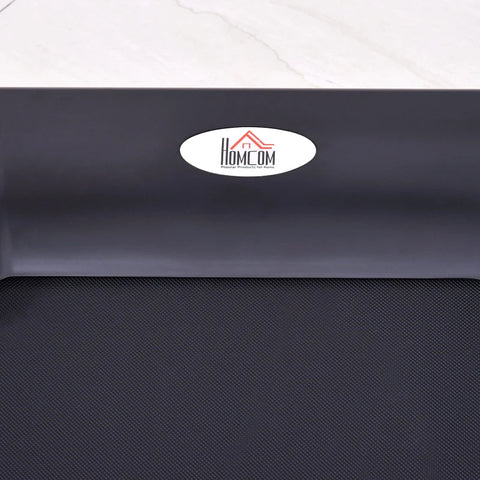 Rootz Treadmill - Electric Treadmill - Folding Treadmill With 12 Programs And Mobile Phone Holder - Steel - Black - 71 x 128 x 122 cm