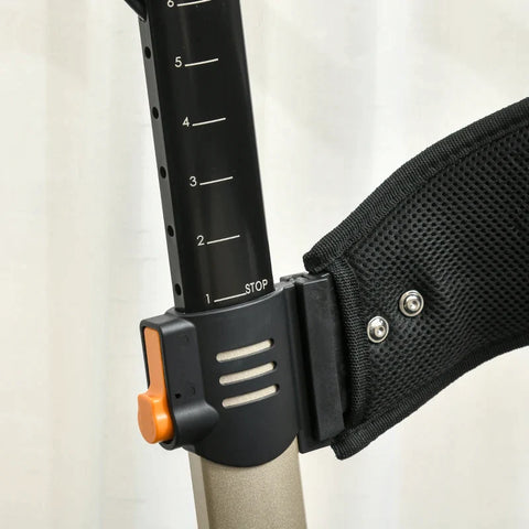 Rootz Rollator Met Stoel - Opvouwbare Walker - Loophulp Voor Senioren Met 4 Wielen - Opbergruimte - In Hoogte Verstelbare Rem - Lichtgewicht - Aluminium - Goud + Grijs - 67 x 64 x 80-92 cm