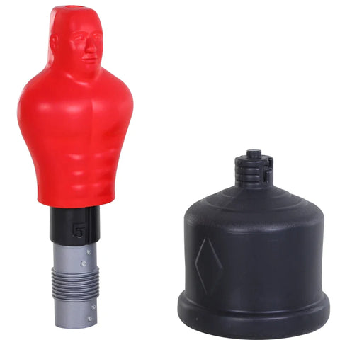 Rootz Punching Bag - Boxing Doll - Boxing Partner - Boxing Trainer - Punching Bag Stand - Red/Black