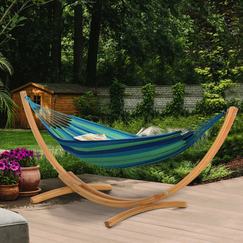 Rootz Hammock Stand - Hammock Stand for Hammock - Hammock Stand with Pull Rope - Garden - Beach - Camp - 325 x 120 x 118 cm