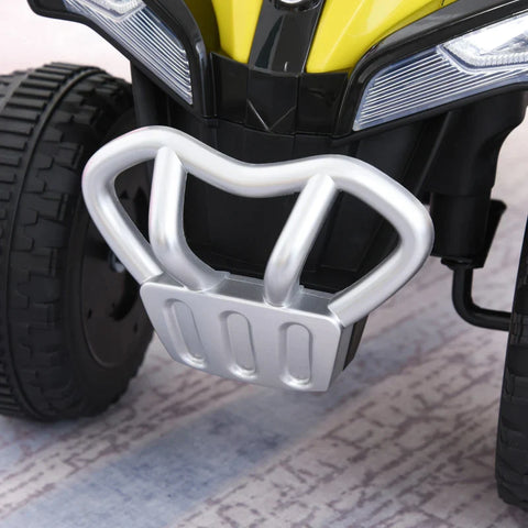 Rootz Children's Ride-on Car - Pedal Car With Feet Sliding - Children's Car - Children's Vehicle For 18-36 Months - Light Music - Plastic - Steel - Yellow - 67.5 x 38 x 44 cm