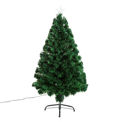 Rootz Kerstboom - Kunstkerstboom - Gedecoreerde Kerstboom - Kunstboom met LED-licht - Inclusief standaard en decoraties - 62 x 120 cm