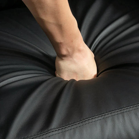 Rootz Massage Chair - Relaxation Chair - Tv Chair With Massage Function - Reclining Function - Backrest 2-point Massage - PU Foam - Black - 68 x 88 x 98 cm