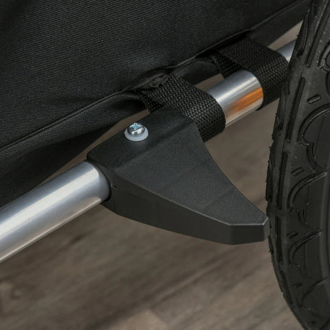 Rootz Bike Trailer - Children's Trailer - Child Bike Trailer - Foldable Bike Trailer - Child Transport Carrier - Green/Black - 160 x 84 x 106 cm