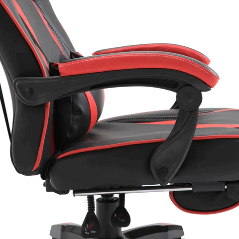 Rootz Gaming Chair - Bureaustoel - Draaistoel - Directiestoel - Rood/Zwart - 65x64x114-123,5 cm