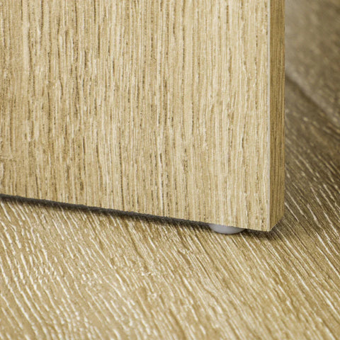 Rootz 3 Pcs. Dining Group - Table And Two Benches - Classic Design - Wood Look - Chipboard - Oak + Black - 119cm x 70cm x 75cm