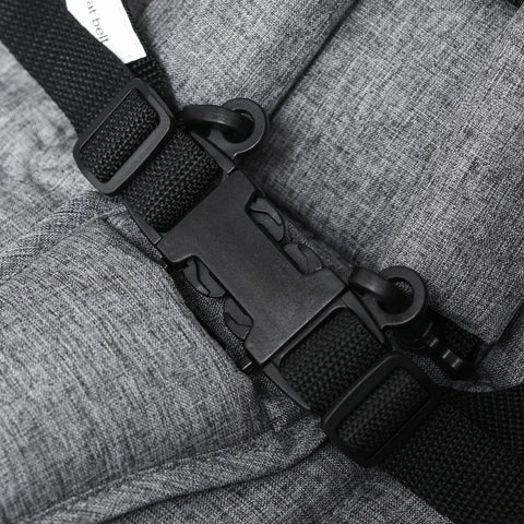 Rootz Baby Stroller - Stroller With Footrest - Five-Point Harness - Foldable Pushchair - Grey - 66 cm x 49 cm x 105 cm