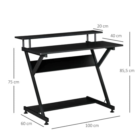 Rootz Desk - Computertafel - Thuis - Kantoor - Studio - 100 cm x 60 cm x 85,5 cm
