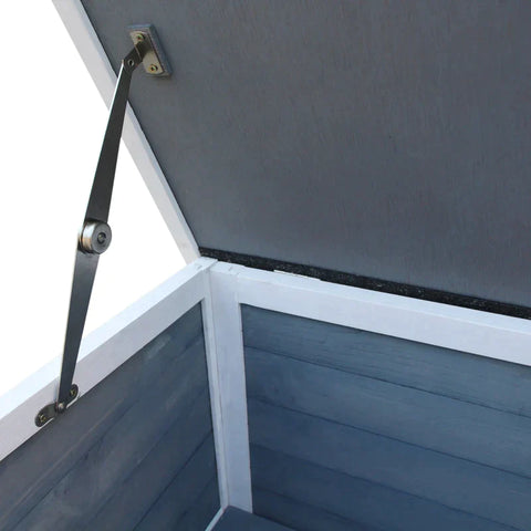 Rootz Katzenhaus – Katzenhaus – Haustierhaus – Katzenvilla – Holz – Grau – 51 x 51 x 81,3 cm