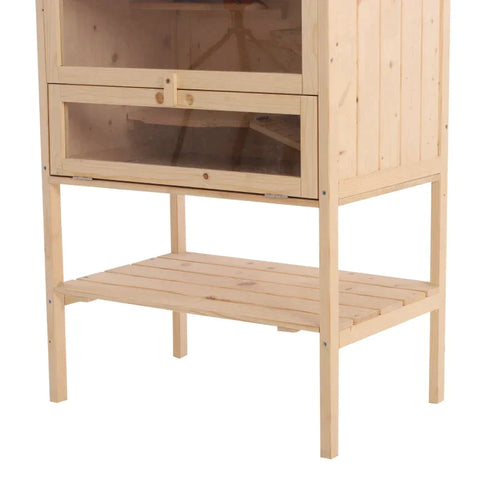 Rootz Kleintierkäfig – Tierstall – Nagetierkäfig – Meerschweinchenkäfig – Hamsterkäfig – Naturholz