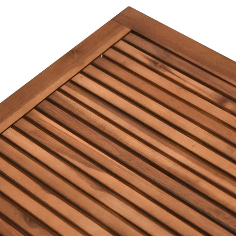 Rootz Salontafel - Stapeltafel - Tuin Bijzettafel - Set van 3 - Acacia - Teak - L50 x B50 x H45 cm