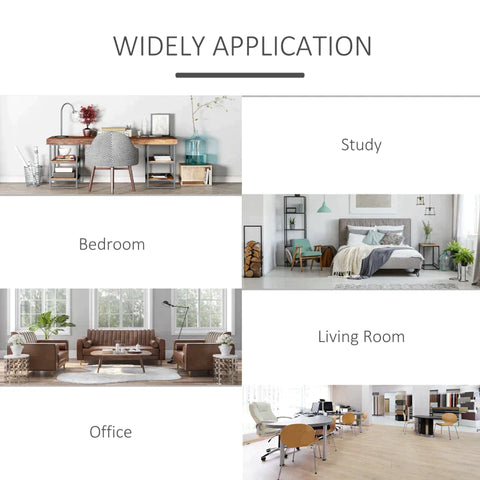 Rootz Bookcase - Modern Bookshelf - Bookcase with 6 Compartments - Home - Office - Living Room - White - 60 cm x 30 cm x 103.3 cm