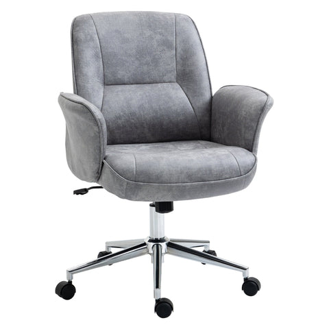 Rootz Office Chair - Desk Chair - Swivel Chair - Ergonomic Work Chair - Light Gray - 67 x 69 x 92-102 cm