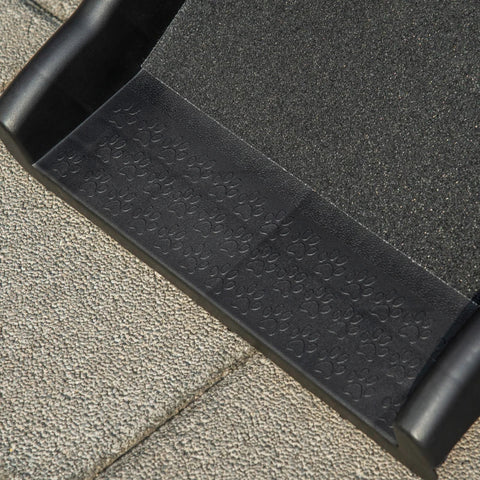Rootz Pet Ramp - Dog Ramp - Car Ramp - Foldable Pet Ramp - Removable Non-Slip Cover - Black - 155 x 39 x 14cm