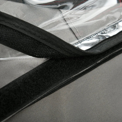 Rootz Bike Trailer - Children's Trailer - Child Bike Trailer - Foldable Bike Trailer - Child Transport Carrier - Rain Cover - Grey/Black - 160 x 84 x 106 cm