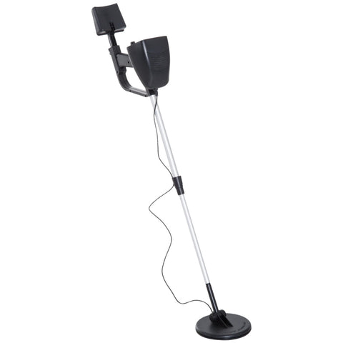 Rootz Metal Detector - Waterproof Metal Detector - Lightweight Metal Detector - High-Performance Metal Detector - Black - 77.5-105x13x24cm