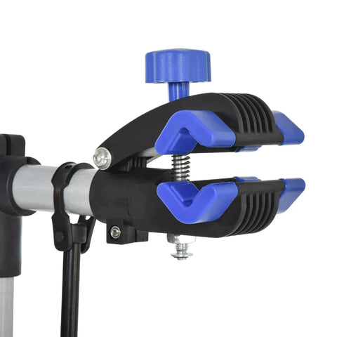 Rootz Bike Repair Stand - Bicycle Assembly Stand - Centering Stand - Bicycle Stand - Black - 144x144x117-170 cm