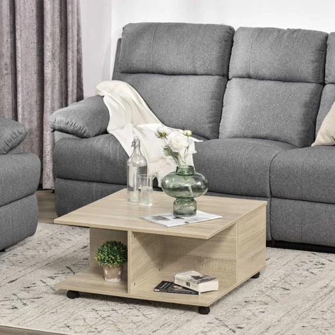 Rootz Side Table - Coffee Table - Bedside Table - 70 cm x 70 cm x 35 cm