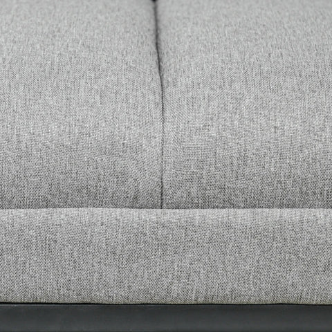 Rootz Industrial Design Bench - Bed Bench - Living Room - Home Furniture - Seating Solution - Linen Fabric - Metal Legs - Pink + Black - 120L x 44W x 45.5H cm