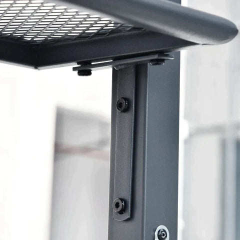 Rootz Gazebo - Barbecue Gazebo - Garden Tent - Balcony Gazebo - Flame Retardant Double Roof - Grey - 245 x 148 x 252 cm