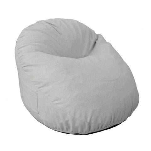 Rootz Beanbag - Sofa Beanbag - Floor Chair - Washable Cover - Light Grey