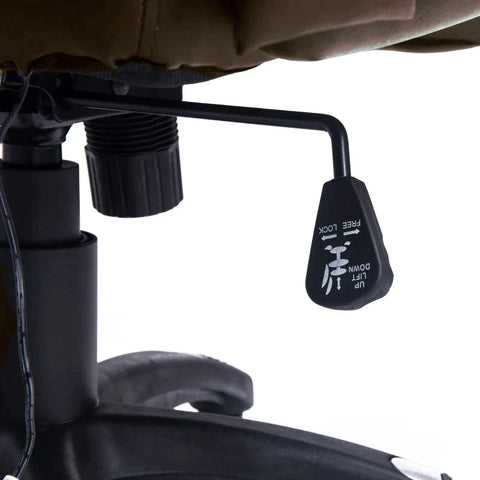 Rootz Bürostuhl – Vibrationsmassagestuhl – Massagestuhl – Gaming-Stuhl – Computerstuhl – Leder – Braun