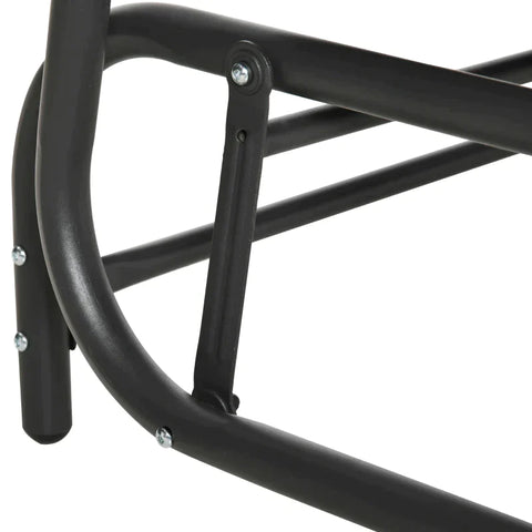 Rootz Rotan Schommelbank - Dubbele Schommelstoel - 2-In-1 Design Schommelbank - Rotan Schommelbank - Met Extra Brede Zitting - Bruin - 70L x 120B x 84H cm