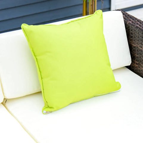 Rootz Polyrattan-Gartenmöbel-Set – Garten-Set – Lounge-Set – Lounge-Set – Lounge-Möbel mit Beistelltisch – Kissen – Braun – 75 L x 67 B x 64 H cm