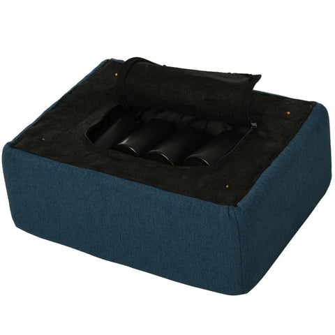 Rootz Footstool - Stool - Blue - 40W x30D x 24H cm