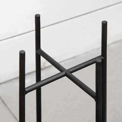 Rootz Bloemenstandaards - Set Van 3 Metalen Bloemenstandaards - Goud - 21.5L x 19B x 51.5H cm