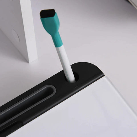 Rootz Desk Organizer - Tablet Desk Organizer - Stand Desk Organizer - Wit/Zwart - 45.3 X 20.5 X 5.3 Cm