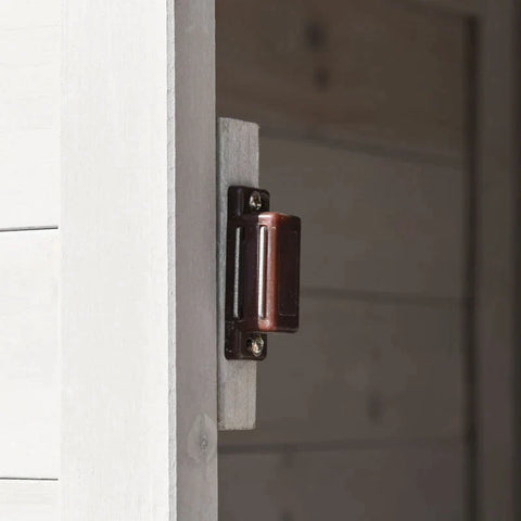 Rootz Garden Shed - Garden Storage Shed - Garden Cabinet - Tool Shed - Garden Tool Shed - Light Gray - 90 x 63 x 200 cm