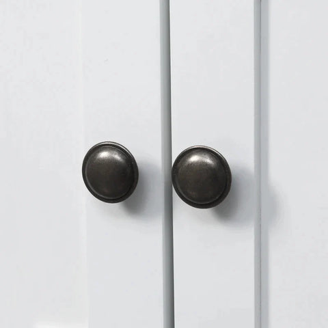 Rootz Kast Badkamer - Wastafelkast - Opbergkast - Kast - Met Open Compartiment - MDF - Wit - 60 x 30 x 60 cm