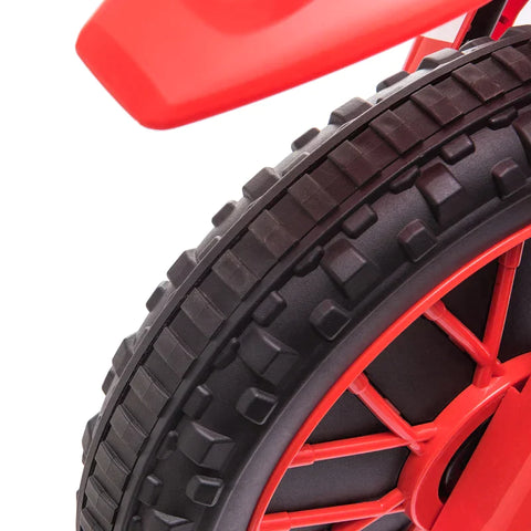 Rootz Kindermotorrad – Elektromotorrad – 45 Minuten Fahrzeit – mit Stützrädern – ab 3 Jahren – Rot + Weiß – 106,5 x 51,5 x 68 cm