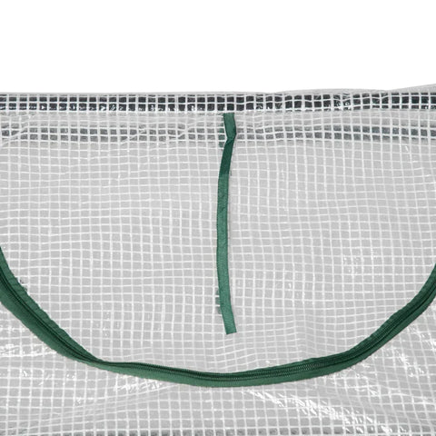 Rootz Kas - Folie Kas Met Raam - PE Kas - Tomatenkas - Koud Kader - Wit - 120 x 60 x 60 cm