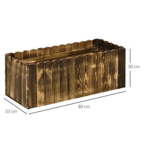 Rootz Verhoogd Bed - Tuinbed - Tuinbed Planter - Bloembak - Bloempot - 80 x 33 x 30 cm