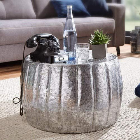 Rootz Aluminum Coffee Table - Modern Living Room Table - 60 x 36 x 60 cm