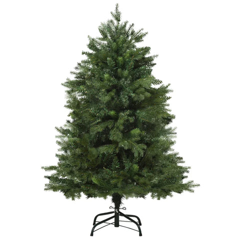 Rootz Artificial Christmas Tree - 1.2 M Christmas Tree - 839 Branches - Durable Base - Metal Base - PVC PE - Green - Ø92 x 120H cm