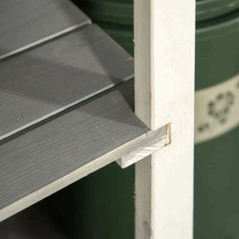 Rootz Garden Shed - Garden Storage Shed - Garden Cabinet - Tool Shed - Garden Tool Shed - Gray - 75 x 56 x 115cm