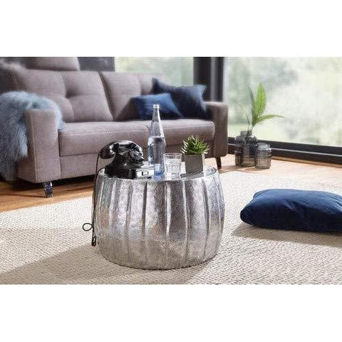 Rootz Aluminum Coffee Table - Modern Living Room Table - 60 x 36 x 60 cm