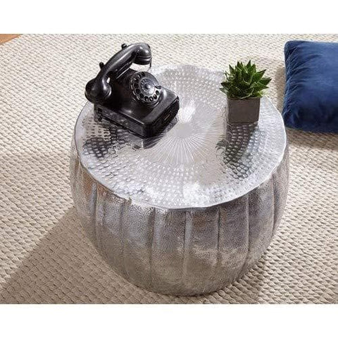 Rootz Aluminum Coffee Table - Modern Living Room Table - 60 x 36 x 60 cm
