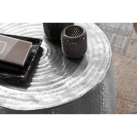 Rootz Aluminium Salontafels - Woonkamertafel - Zilver - 60 x 36 x 60 cm