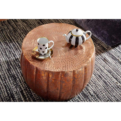 Rootz Aluminium Salontafel - Moderne loungetafel - Koper - 60 x 36 x 60 cm