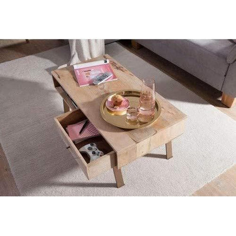 Rootz Salontafel Hout - Houten Salontafels - Woonkamertafel - 95 x 42 x 50 cm